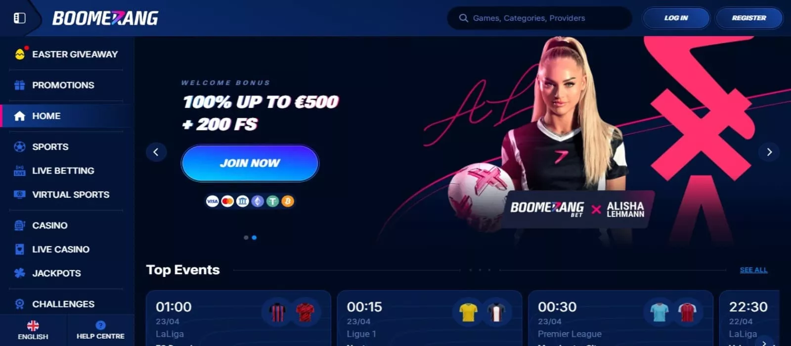 boomerang bet bonus 7