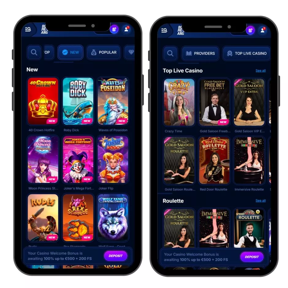 boomerang bet casino