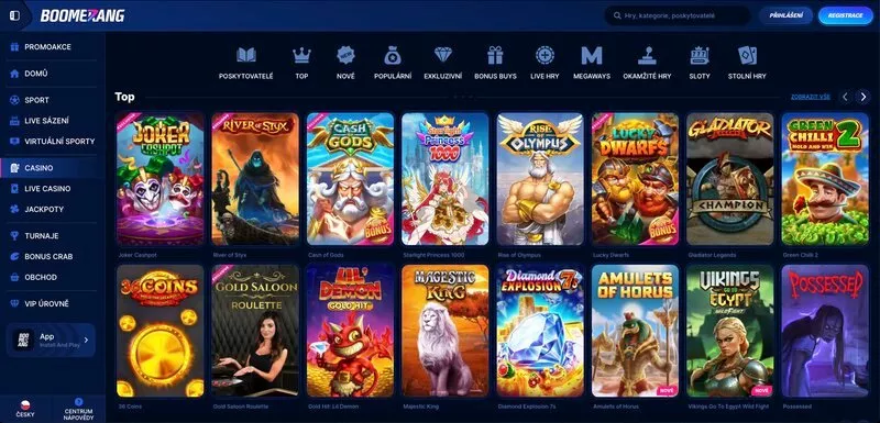 boomerang bet Casino Spiele