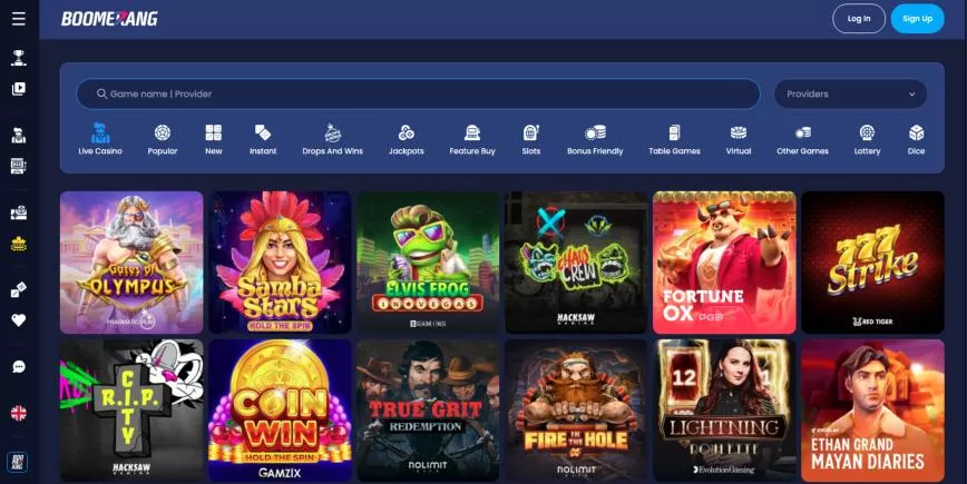 boomerang bet kasíno