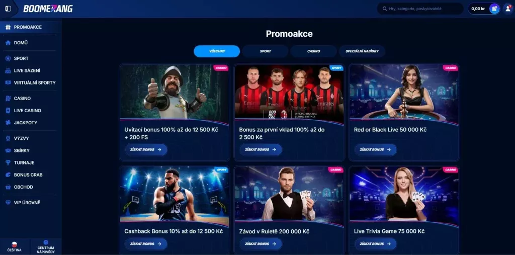 boomerang bet vklad