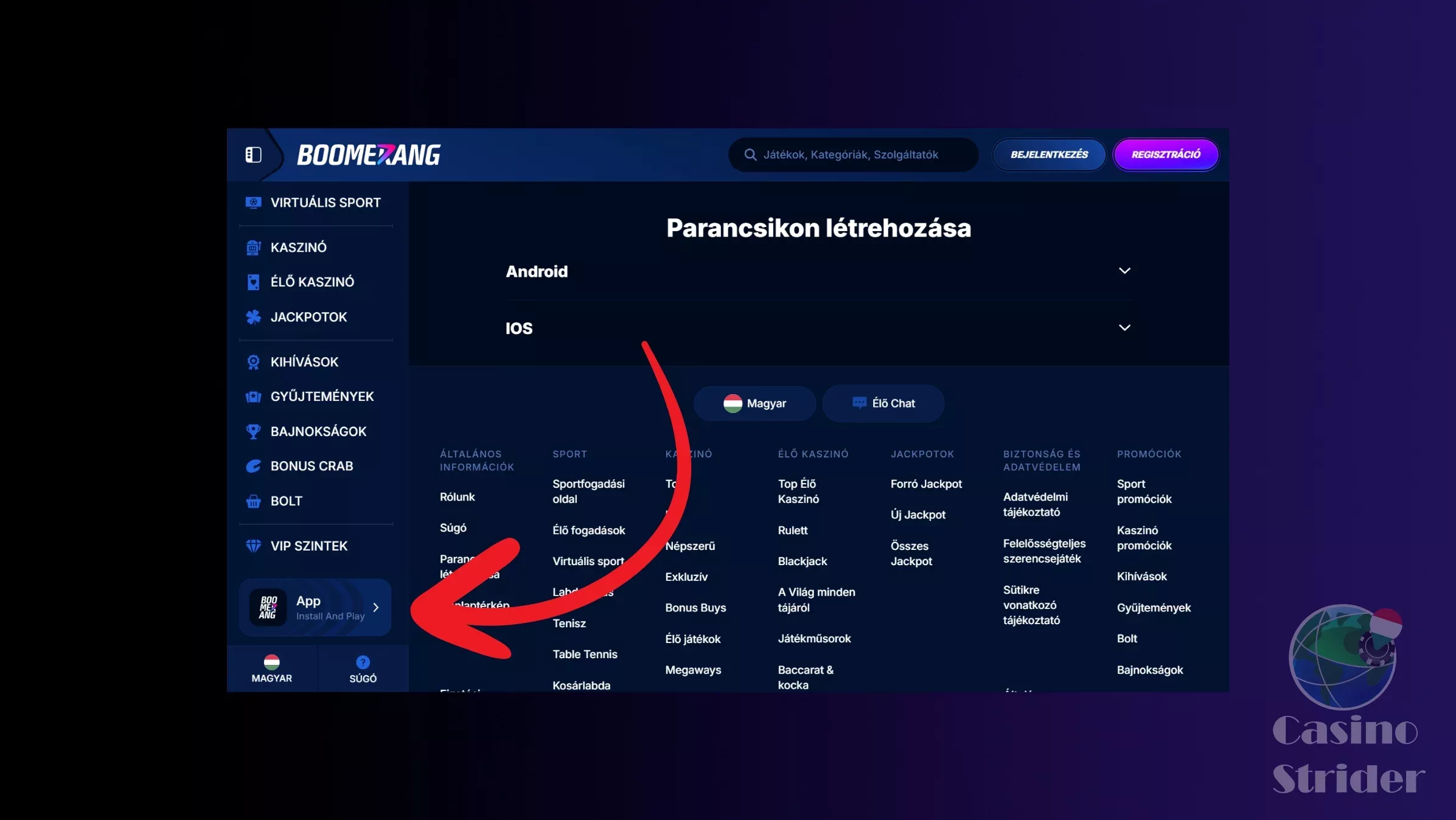 boomerang bet letöltése