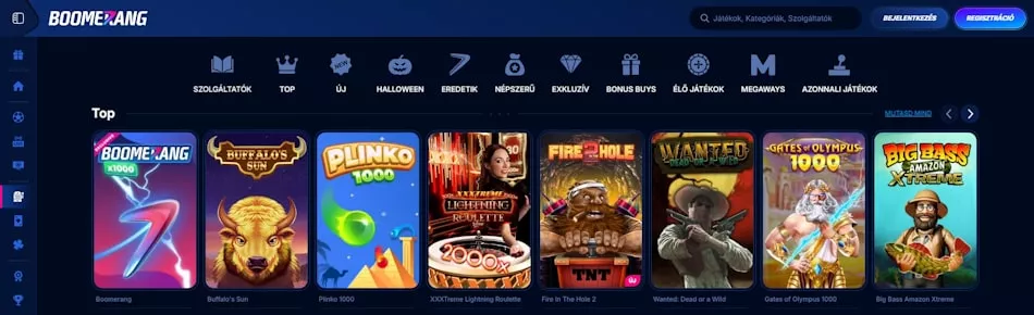 boomerang bet kaszinó