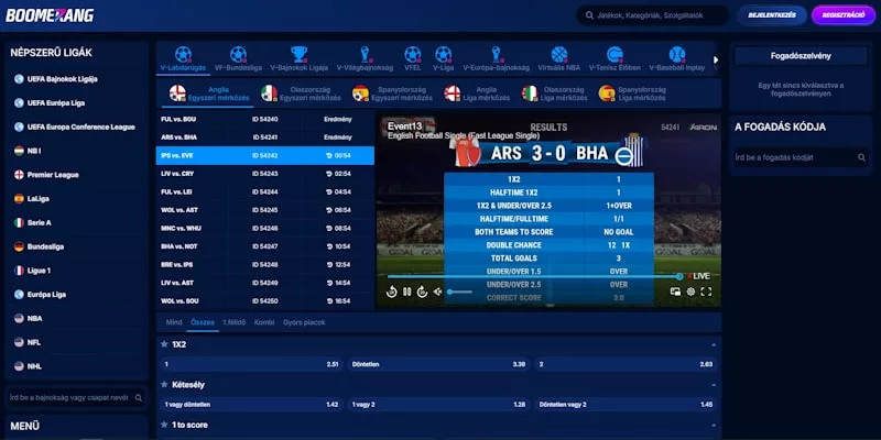 boomerang bet játékok