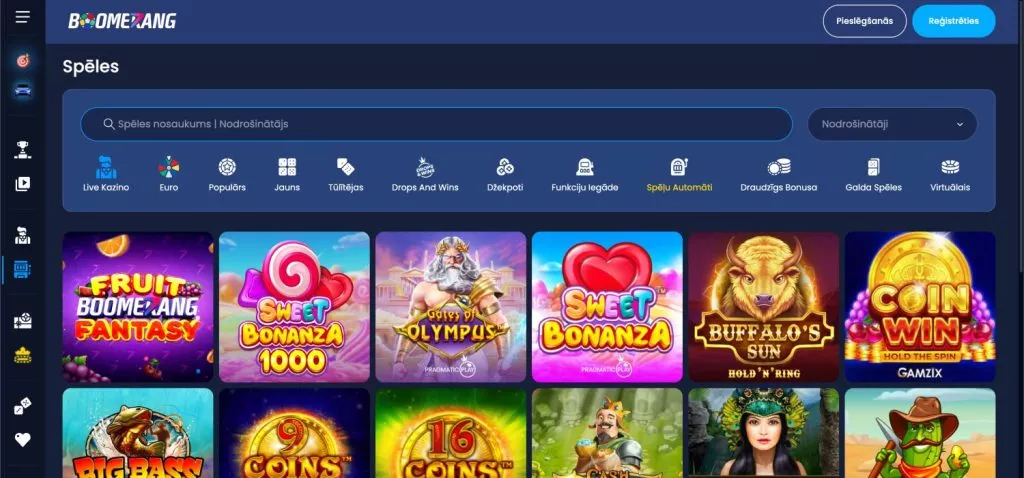 boomerang bet depozitas