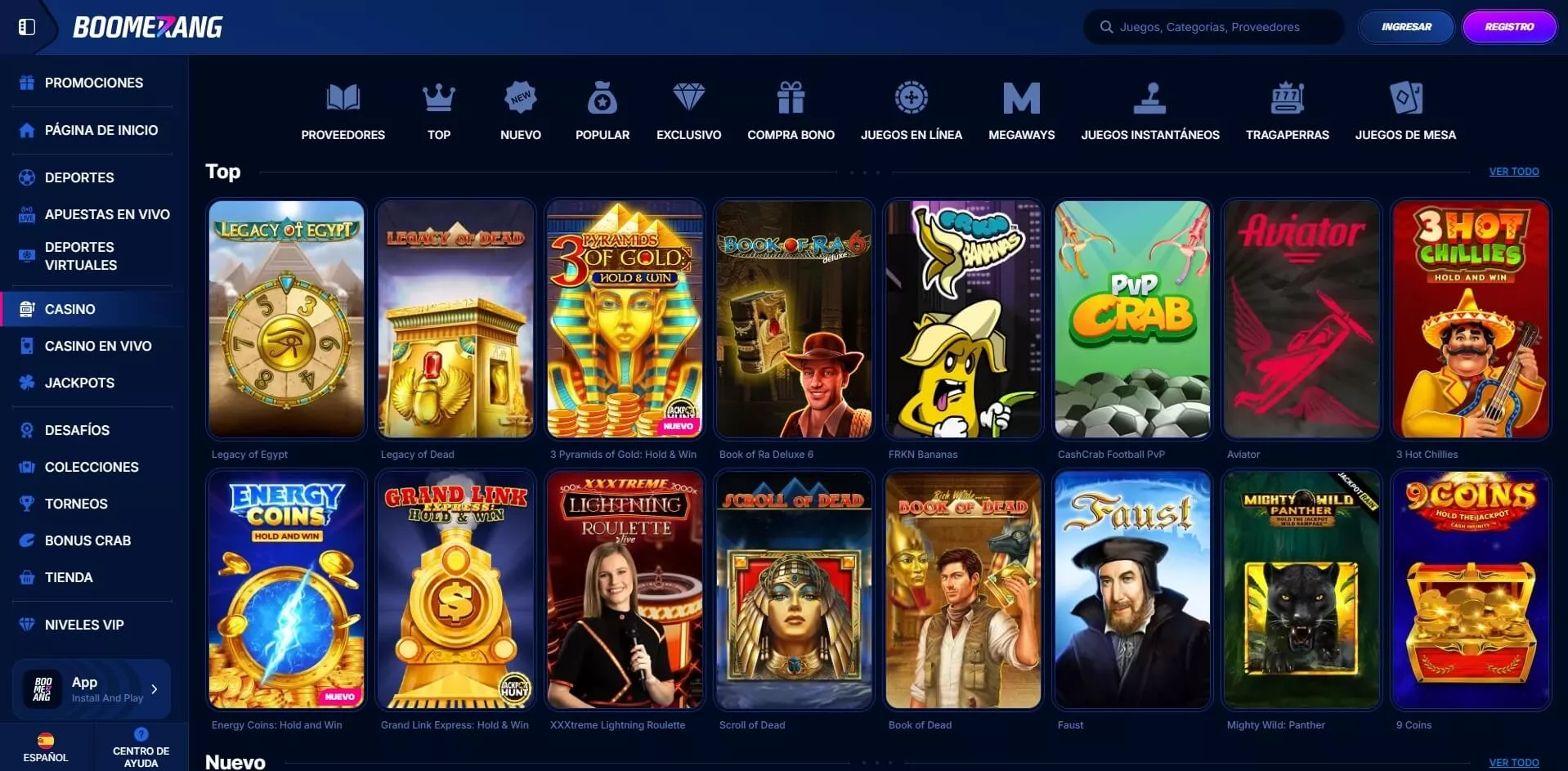 boomerang bet mobilna verzija