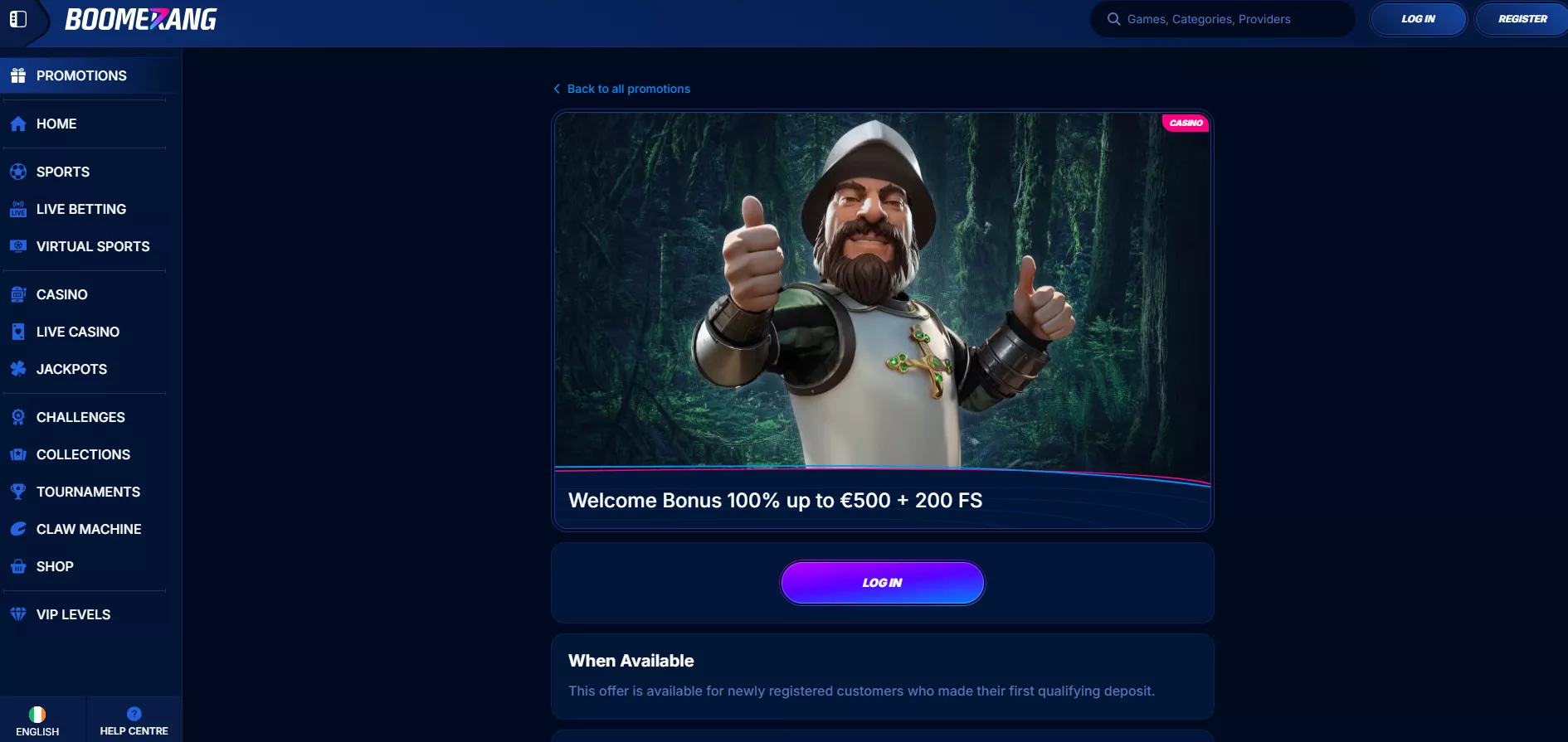 bonusuri boomerang bet